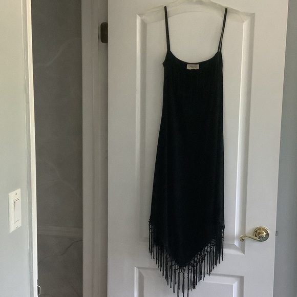 Cache Black Textured Dress - Picture 1 of 6